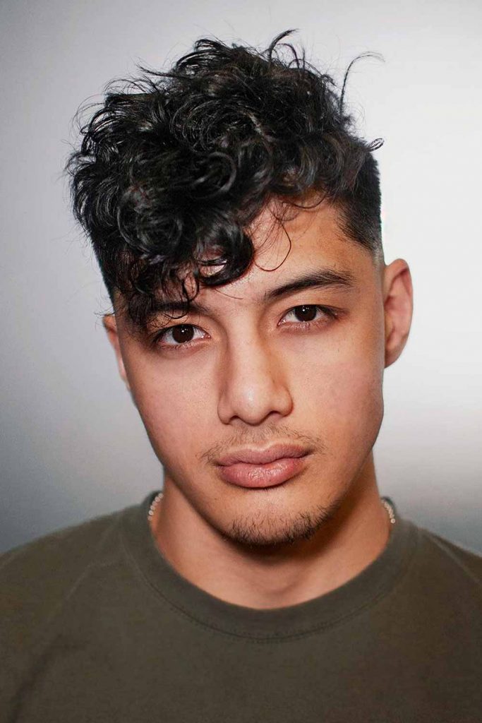 Asian Curly Hair Men #asianhairstylesmen #asianhairstyles #asianhaircut #asianmen