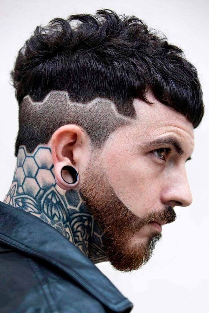 Cropped Cut With Design #beard #beardfade #fadedbeard 