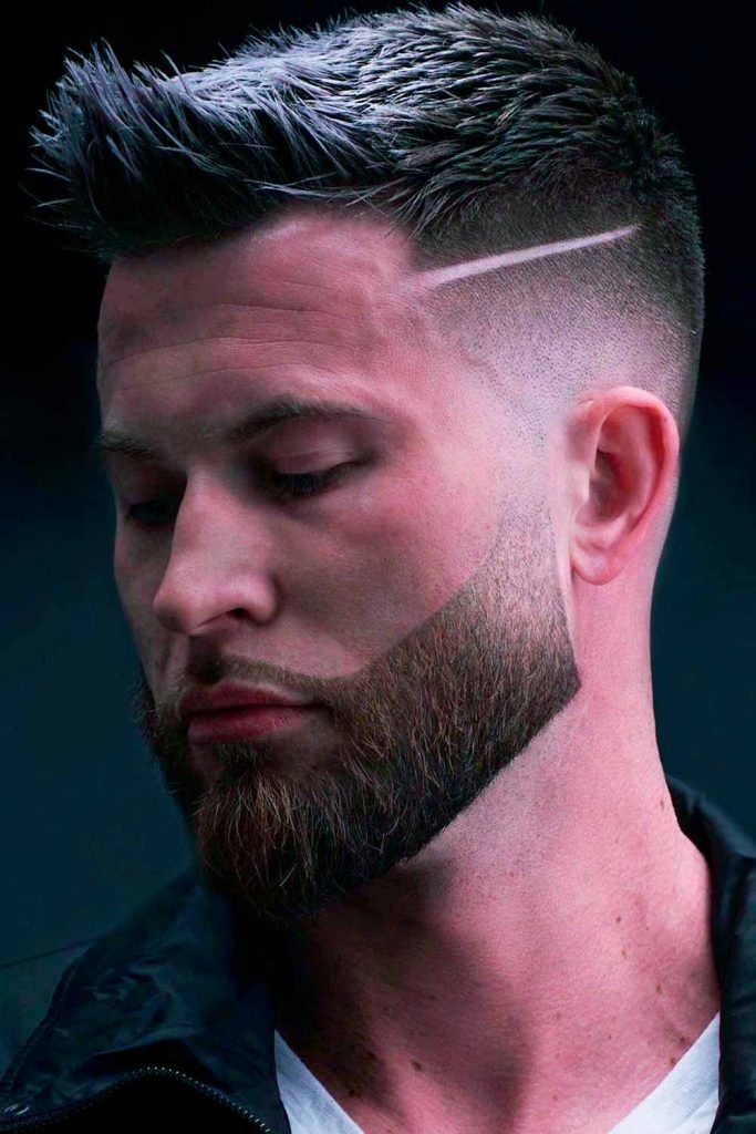 Faux Hawk With Beard #beard #beardfade #fadedbeard 