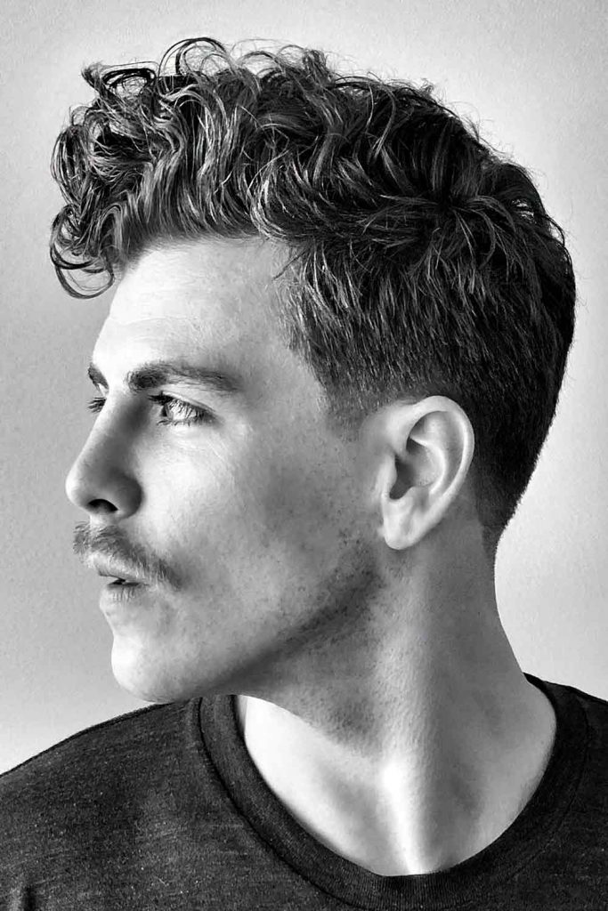 Messy Hair Men #curlyhairmen #curlyhairstylesformen #menwithcurlyhair