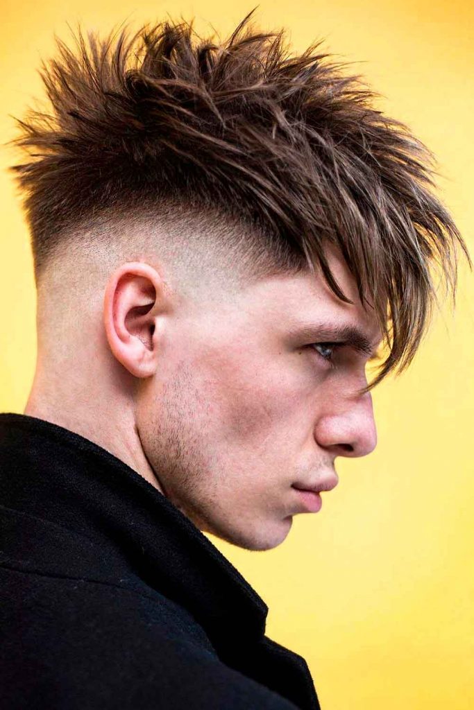 Skin Fade + Spikes #menshaircuts #menshairstyles #haircutsformen #hairstylesformen