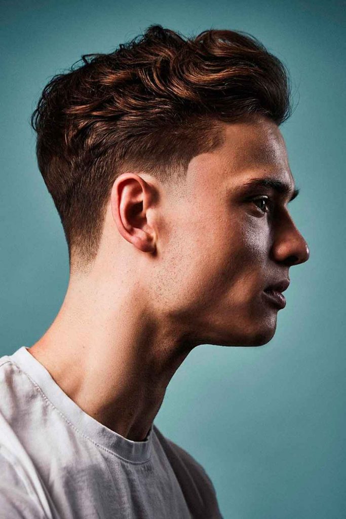 Tapered Curly Quiff