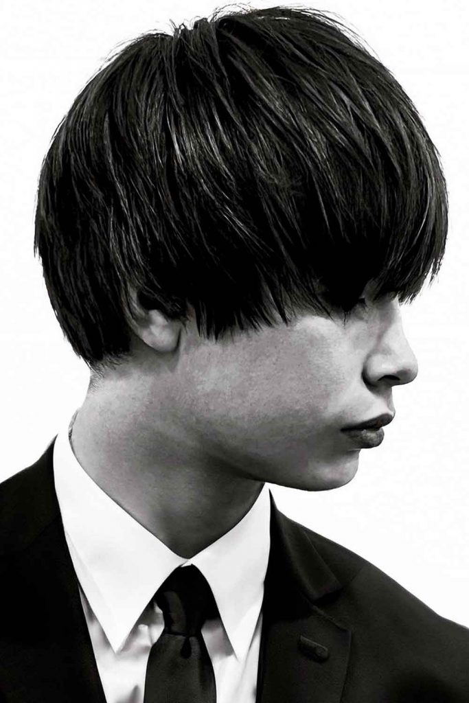 Layered Bowl Cut #bowlcut #bowlhaircut #bowlcutmen #bowlcuts