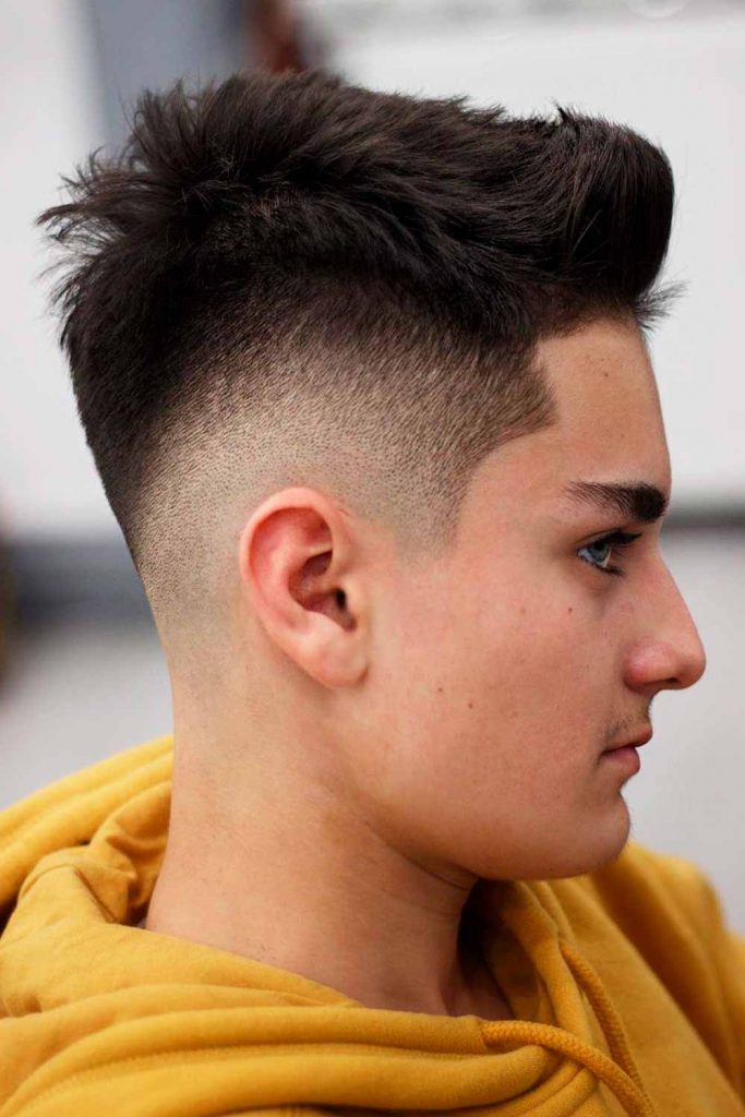 Mid Burst Fade Short Quiff #burstfade #burstfadehaircut #fade #fadehaircut