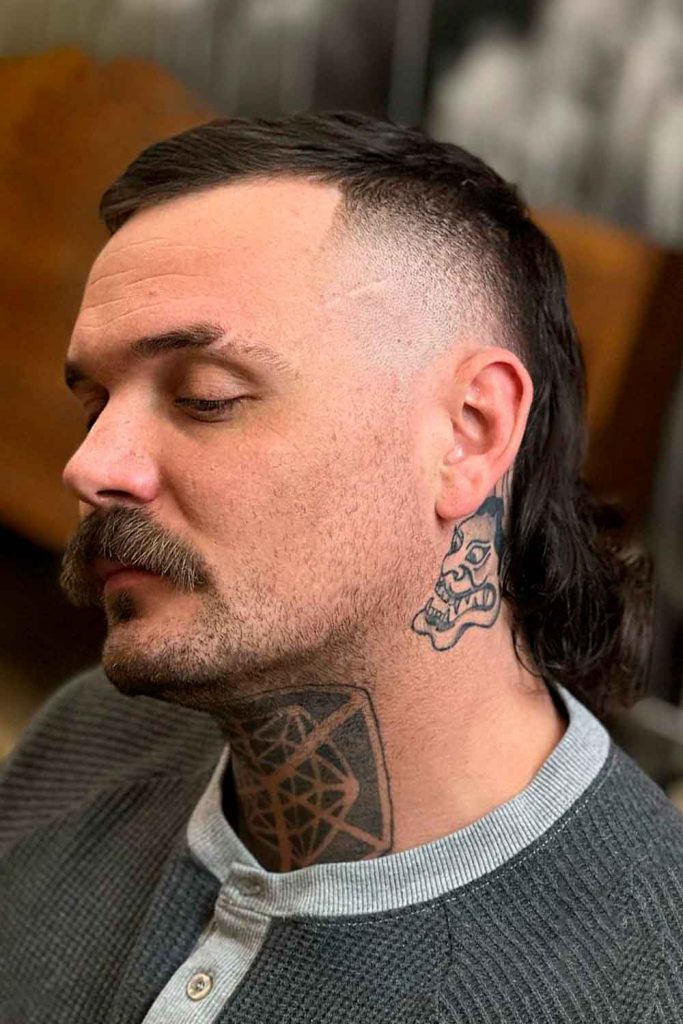Buzz Cut Long Tail #burstfademullet #burstfade #mulletfade #mullet #mullethaircut
