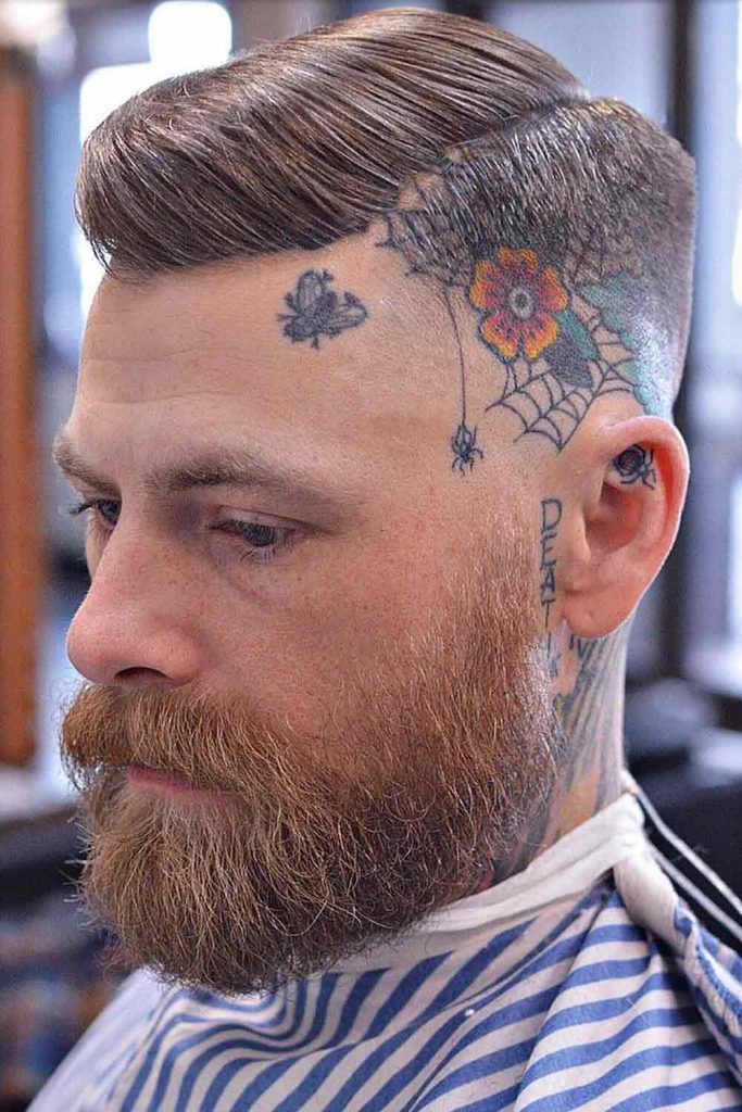 Side Part Combover Men #comboverfade #combover #fade