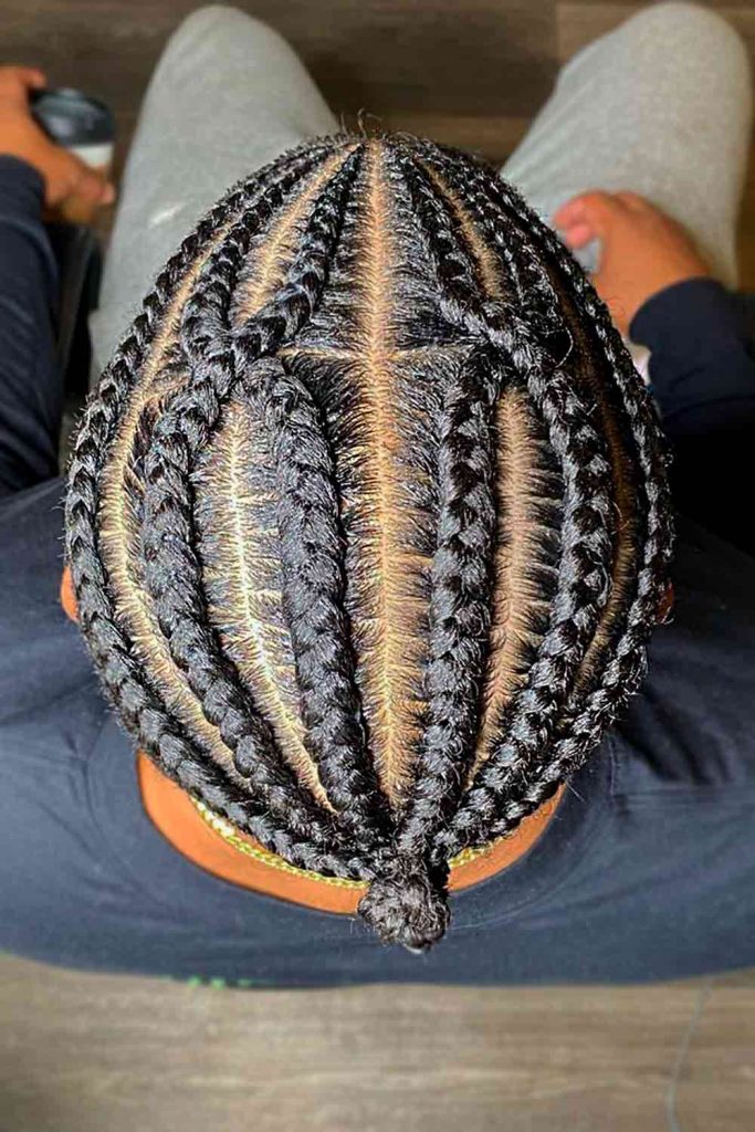 Crown Braid #cornrows #conrowsmen #cornrowbraids