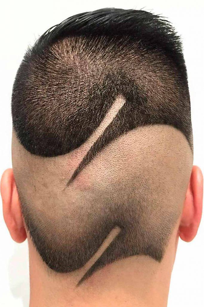 Haircut Design #crewcut #menscrewcut #crewcutformen