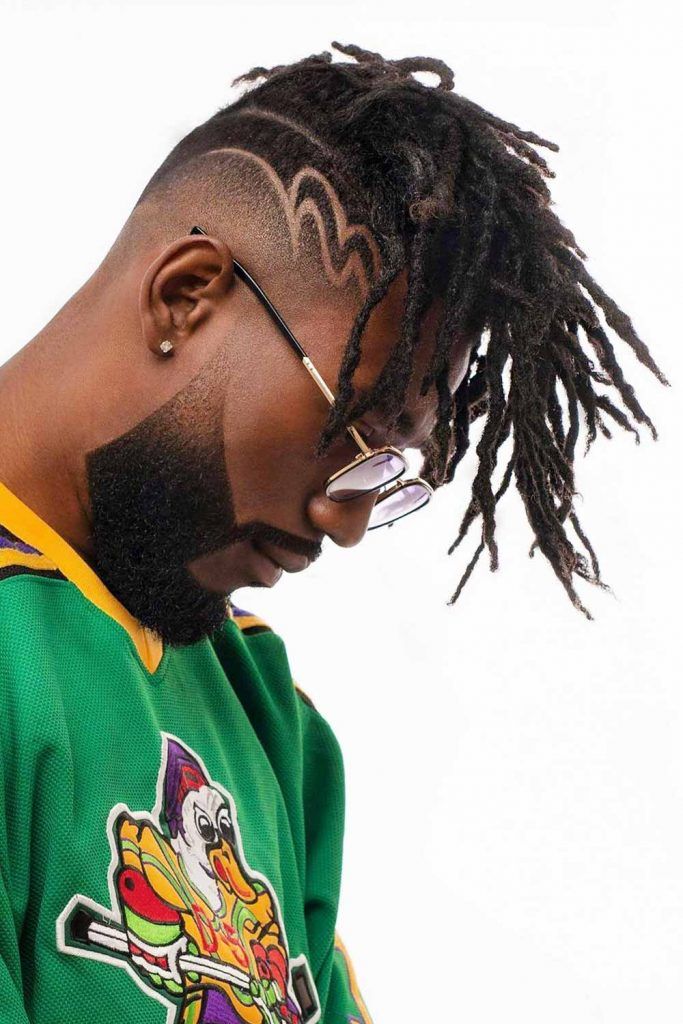 Undercut Design #dreadlocks #dreads #locks #dreadlocksmen #mensdreadlocks