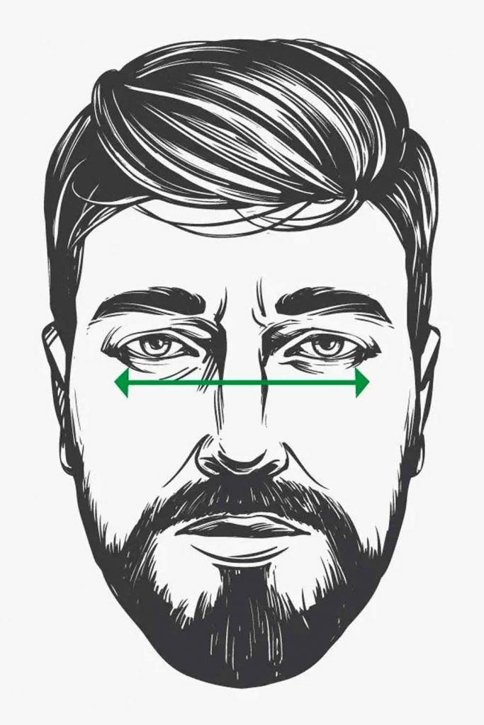 Measure Your Cheekbones #faceshapesmen #faceshapes