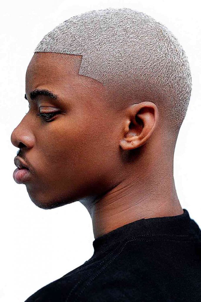 Buzzed & Bleached #fadehaircutblackmen #afrofade