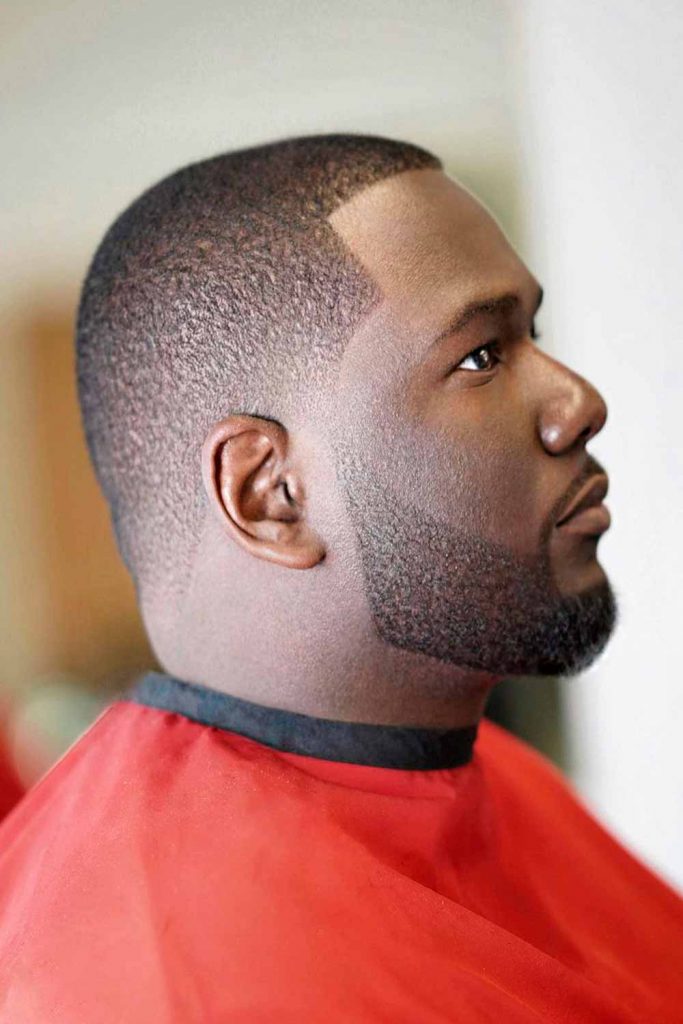 Buzz Cut Low Fade Haircut Black Man #fadehaircutblackmen #blackmenfade