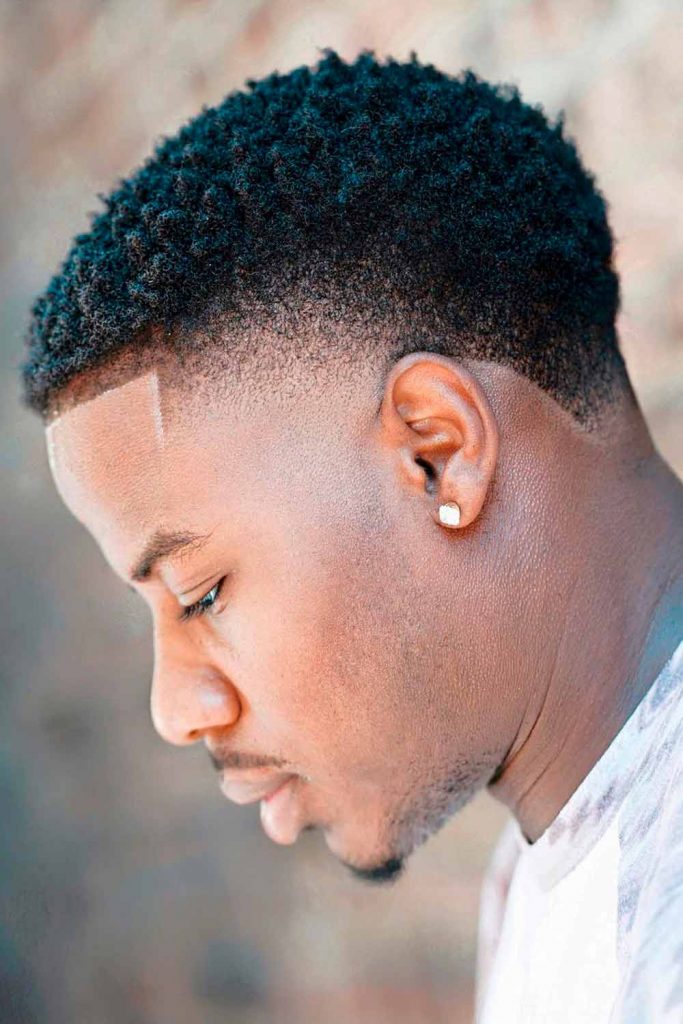 Mid Taper Fade Haircut Black Men #fadehaircutblackmen #blackmenfade