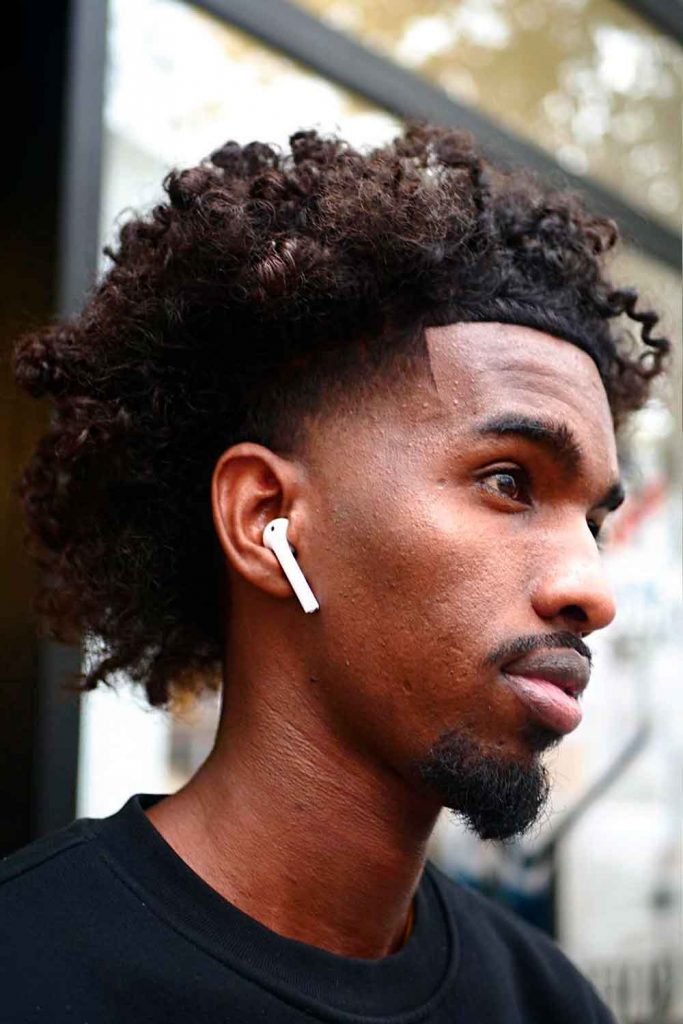 High & Bald And Curly #fadehaircutblackmen #afrofade