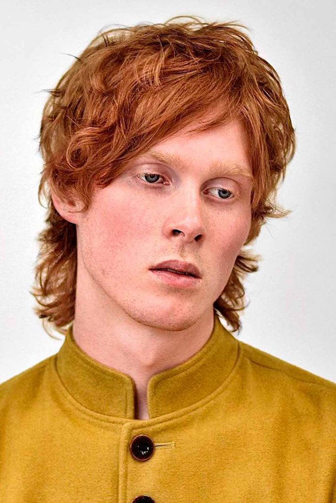 Mullet Fluffy Hair Style #fluffyhair #fluffyhairmen