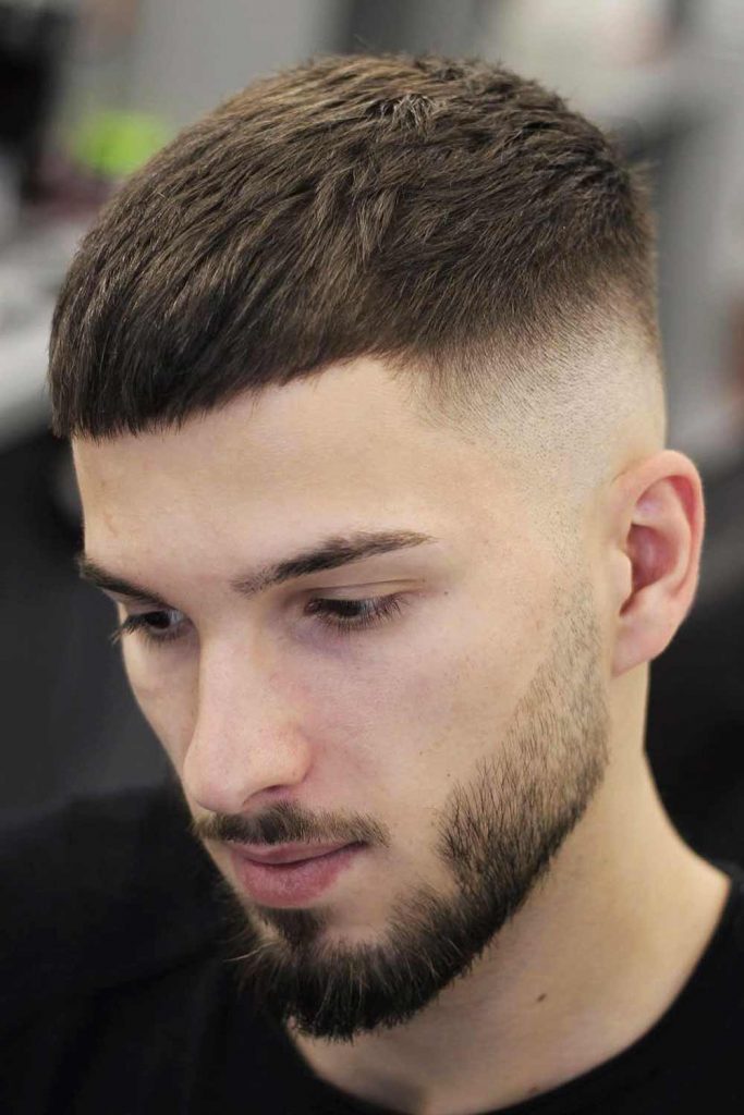 Clean Skin Fade Men #frenchcrophaircut #frenchcrop #croptop