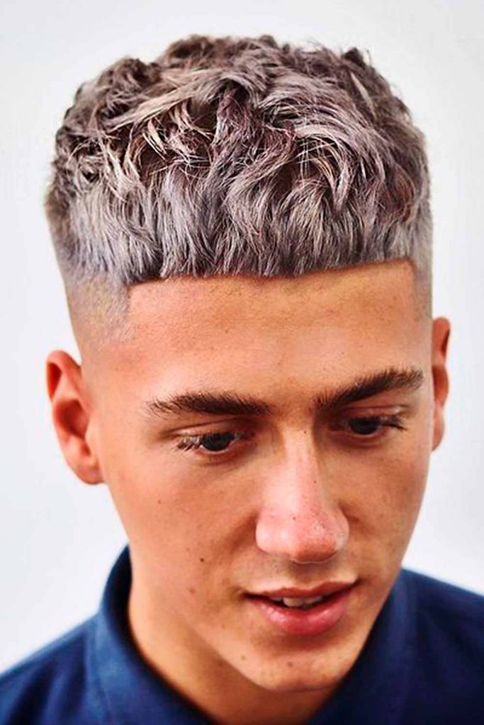Ash Blonde Textured Crop #frenchcrop #croppedhaircut #croptopfade