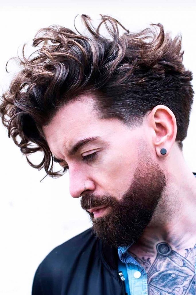 Wavy Hair Men #hairtypes #hairtypesmen