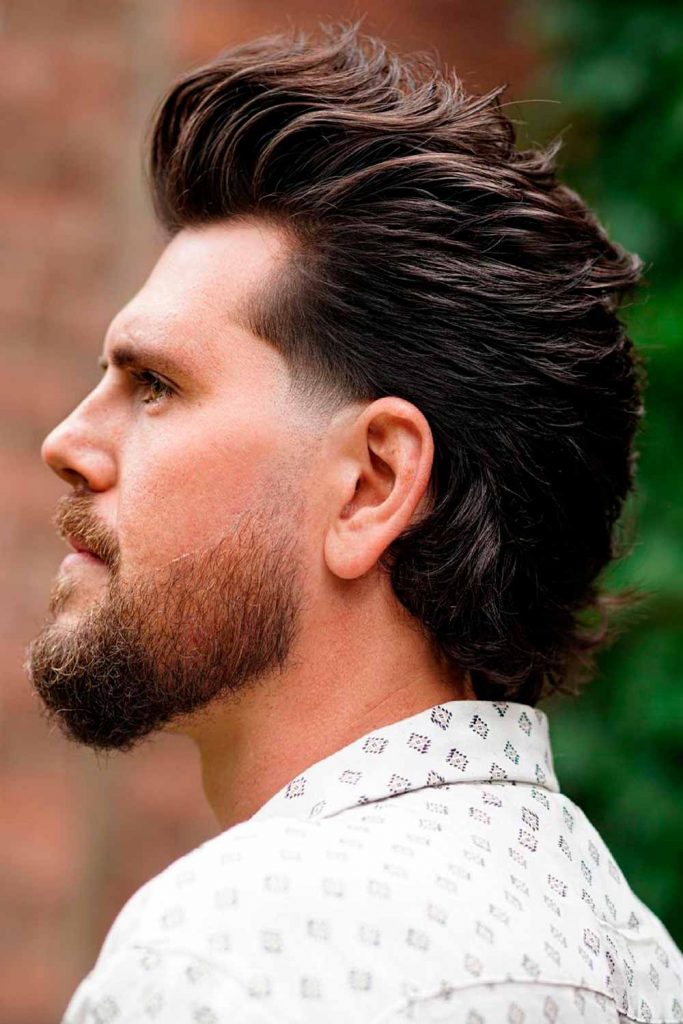 The Long Sweep And Tuck #thickhairmen #haircutsformenwiththickhair