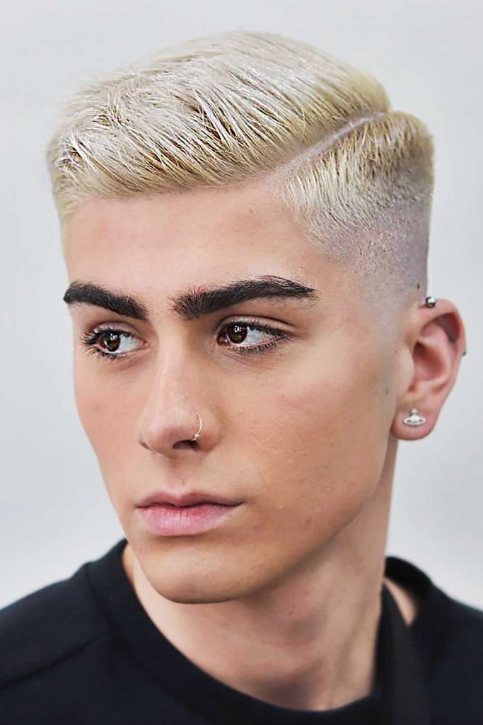 Side Swept Bang #bigforeheadhairstyles #bigforeheadhairstylesformen