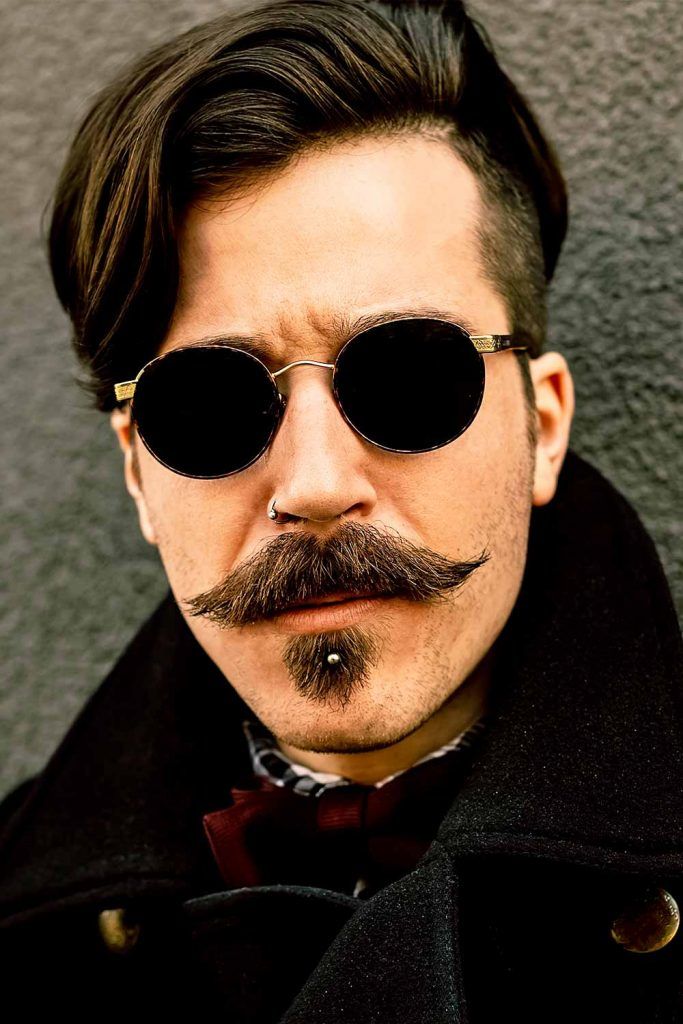 Soul Patch + Mustache #beard #beardstyles 