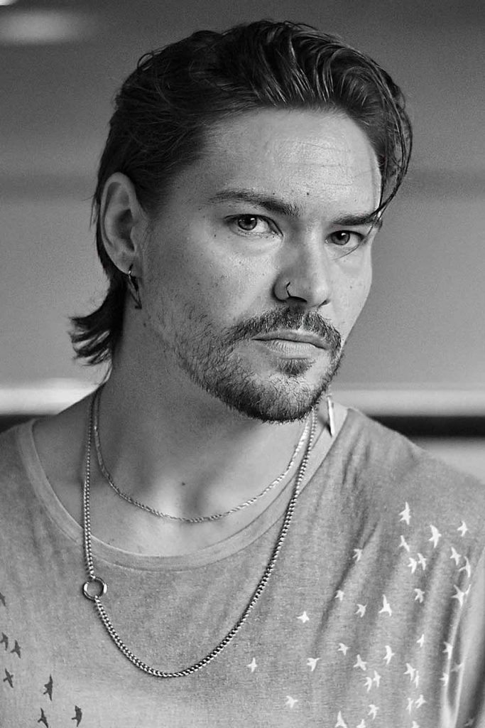 Mullet Inspired Medium Hair #slickbackhair #slickedbackhair #slickbackhairstyles #slickbackhairmen