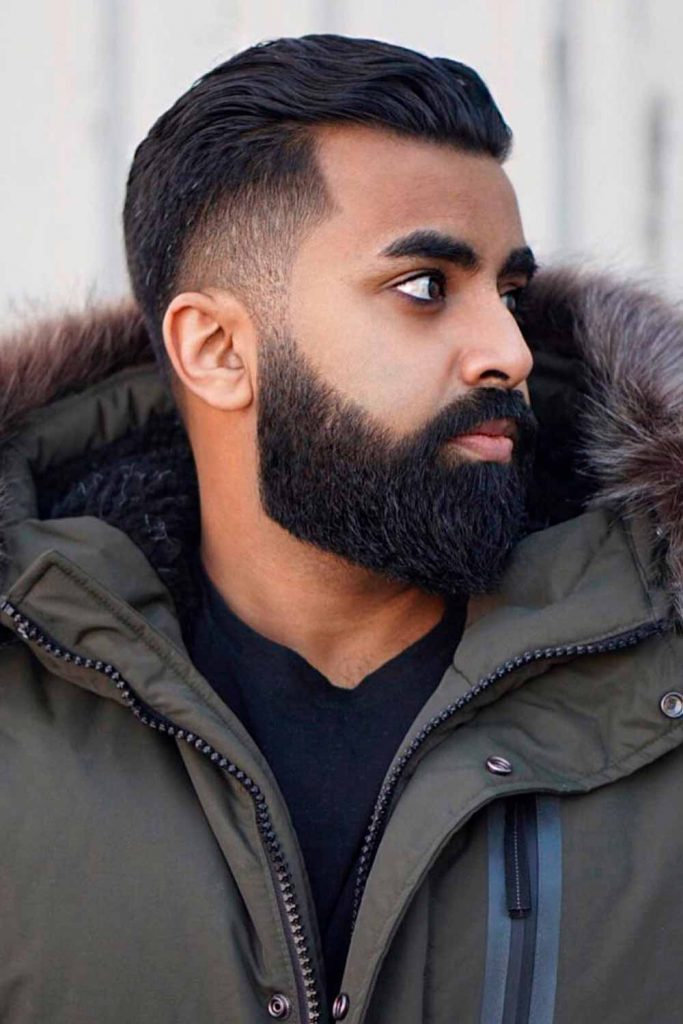 SLicked Back Fade #slickback #slickbackhair #slickbackhairmen #slickedbackhairstyles