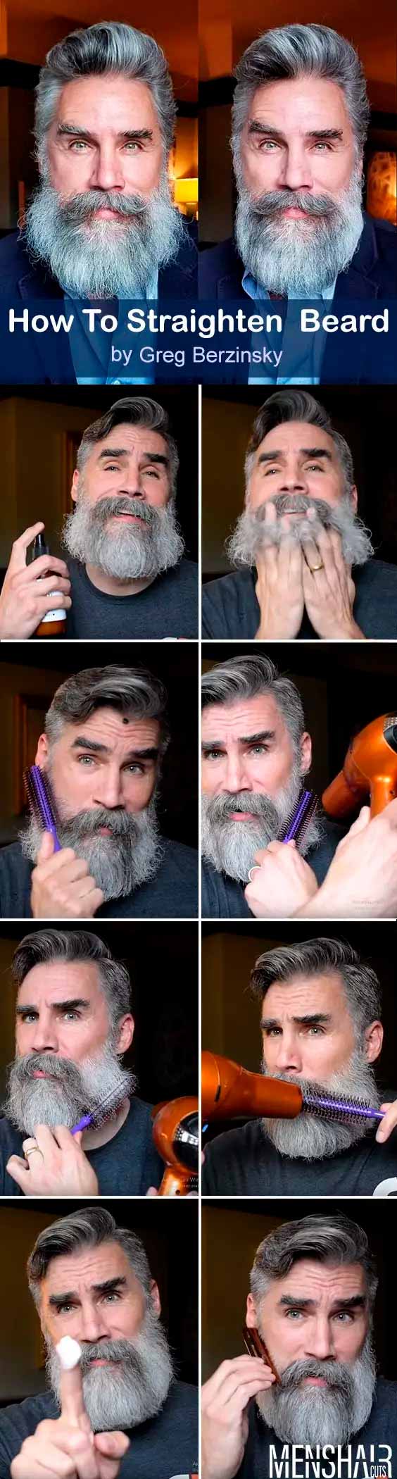 Method 2: Exploiting Tools For Styling After The Shower #howtostraightenbeard
