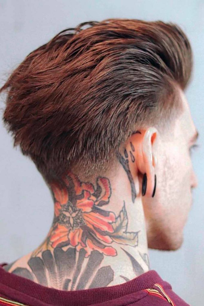 Messy Swept Back #midtaper #midtaperhaircut #midtaperfade