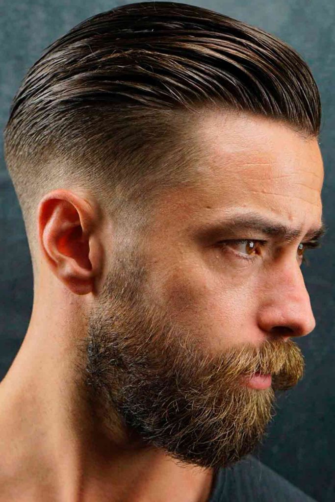 Slick Back Taper #midtaper #midtaperhaircut #midtaperfade 