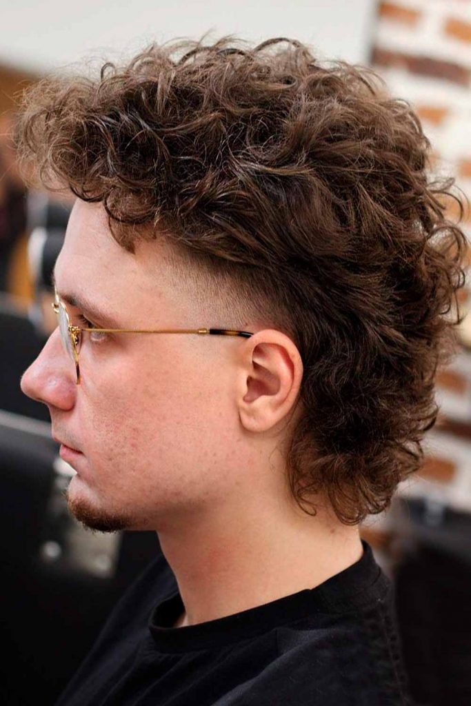 Curly Mullet #modernmullet #modernmulletmen #mullet #mullethaircut