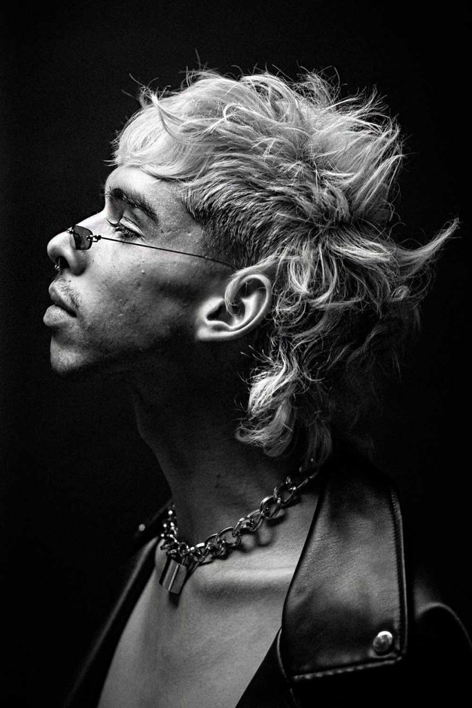 Messy & Spiky Mens Modern Mullet #modernmullet #mullethaircut #mulletmen #mensmullet #mulletformen