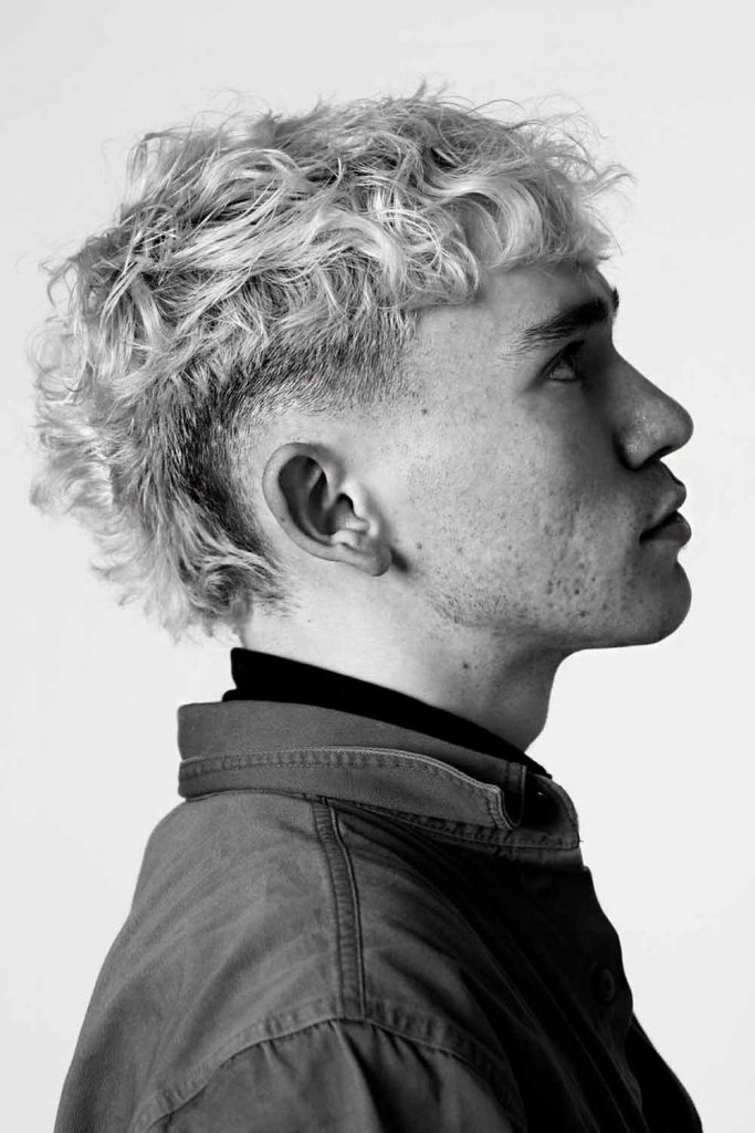 Burst Fade Mullet Curly Hair #mullet #mulletfade #fadedmullet #mensmullet #mulletmen