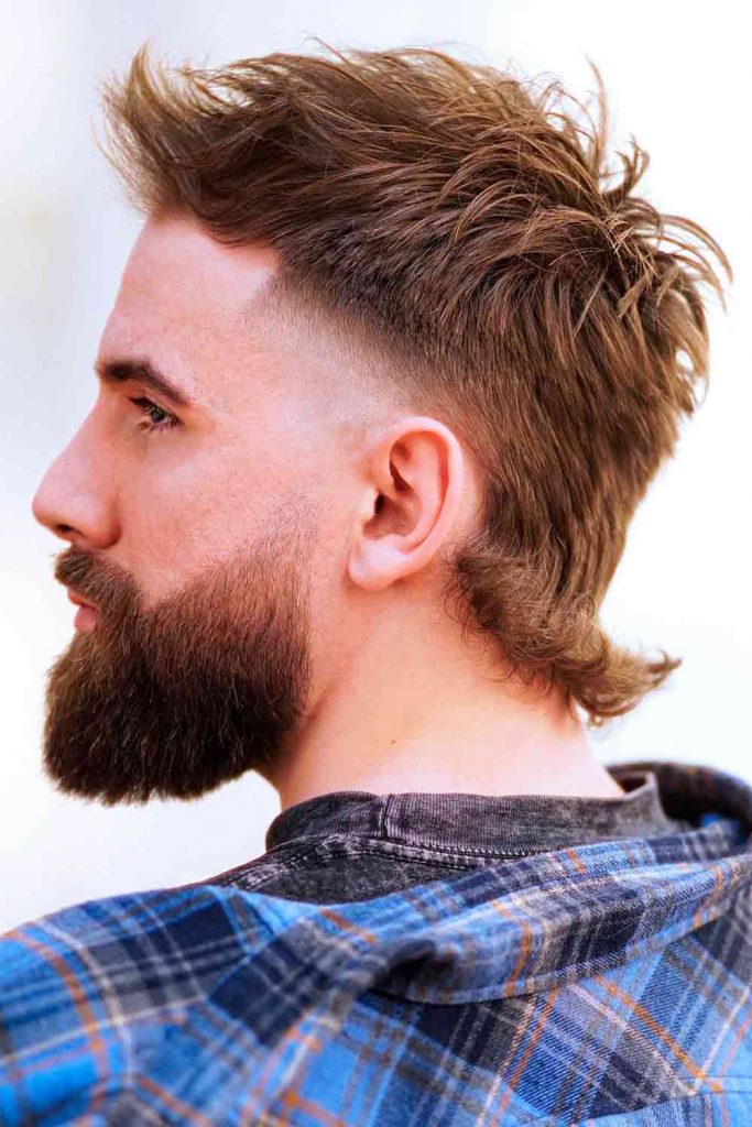 Chopped Style #mullet #mulletahircut #modernmullet #mulletfade
