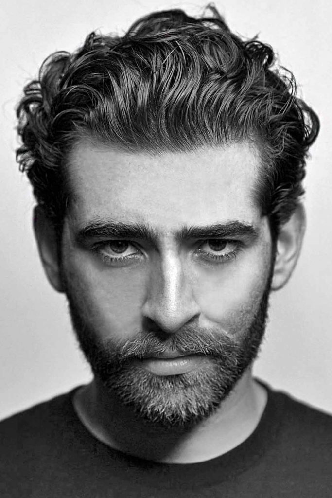 Slicked Back Perm Men #permformen #mensperm #maleperm