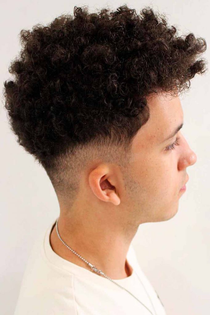 Perm Men With A Mid Fade #permformen #mensperm #maleperm