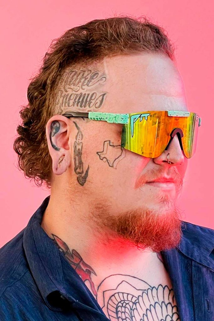 Baseball Permed Mullet + Beard #permedmullet #mulletperm #mulletwithperm