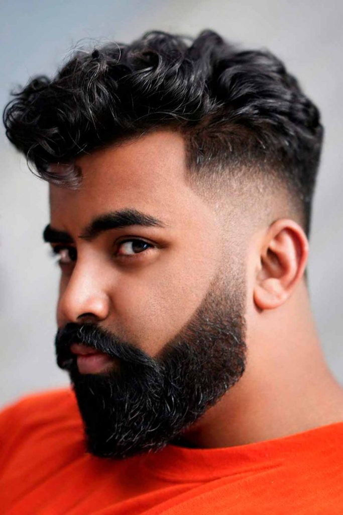 Brushed Up Curly Hair #curlyhairmen #shortcurlyhairstyles #curlyhairstylesformen #menwithcurlyhair