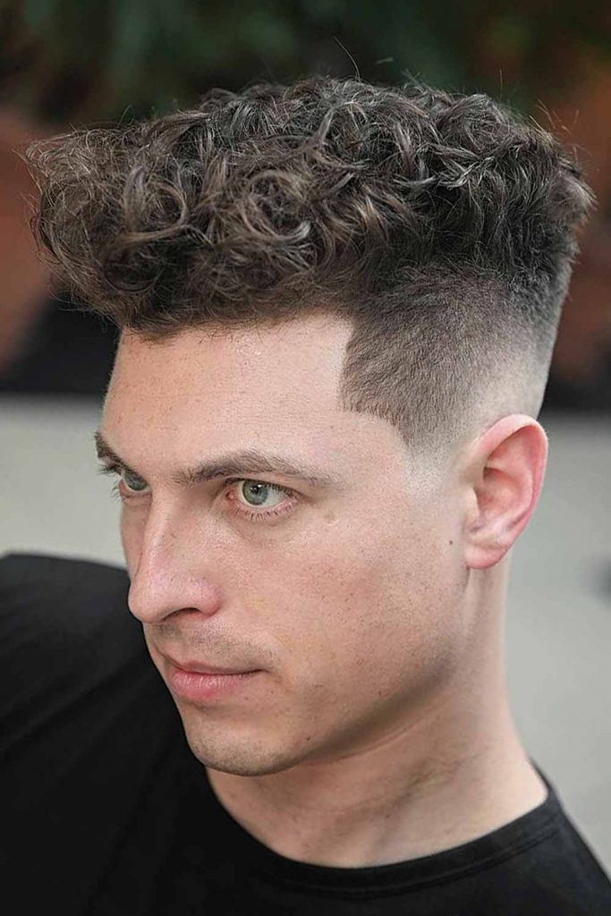 Short Sides Long Top #shortcurlyhaircuts #shortcurlyhairstyles #shortcurlyhair men #shortcurlyhair