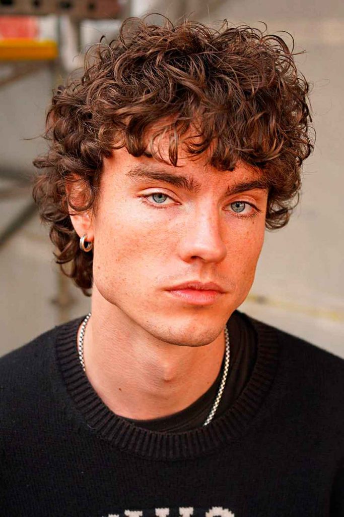 Curly Mullet Inspired #teenboyhaircuts #teenshaircuts #boyshaircuts #guyshaircuts