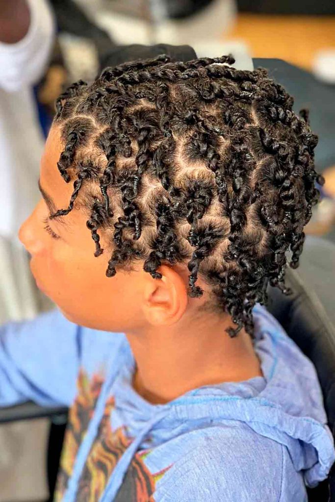 Curly Short 2 Strand Twist #twist #twistedhair #twisthairstylesmen #twistedhairmen