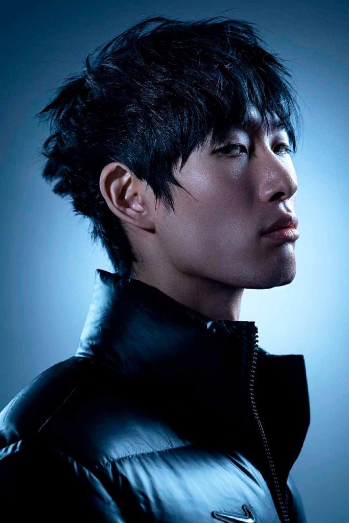 Spiky Two Block #twoblockhaircut #kpophaircut #asianhaircut #asianhairstyle