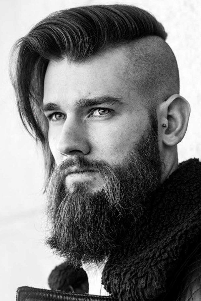 Side Swept Disconnected Undercut #undercut #undercutmen #undercutlonghair #longhairundercut