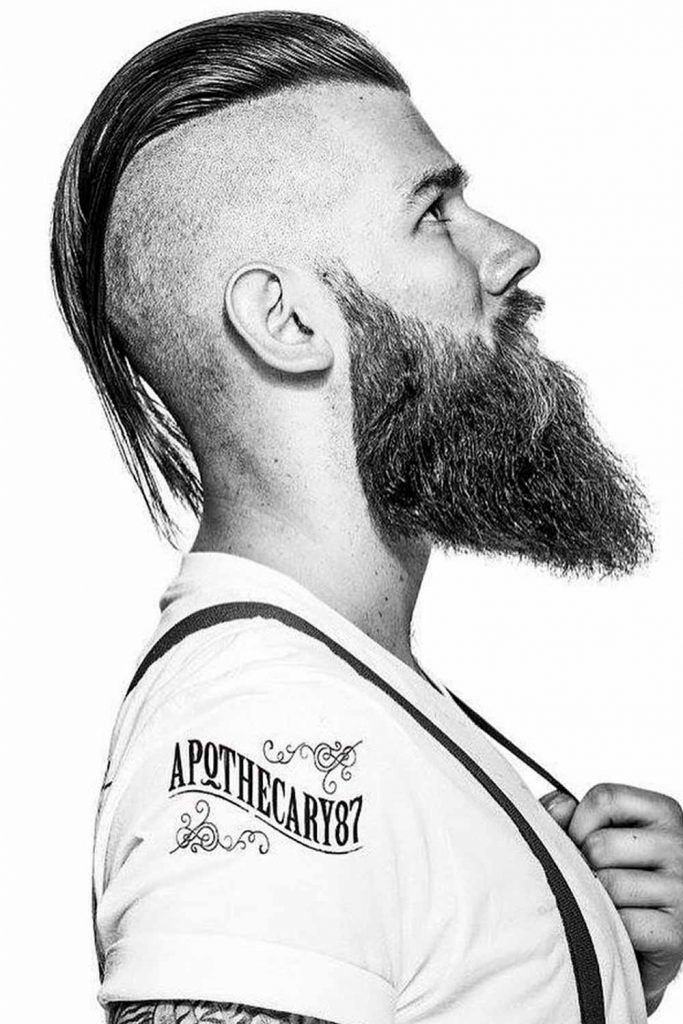 Slicked Back Undercut #undercut #undercutmen #undercutlonghair #longhairundercut