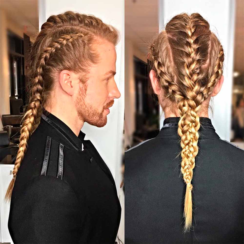 Viking Mohawk Braid #viking #vikinghaircut #vikinghairstyles #vikinghair