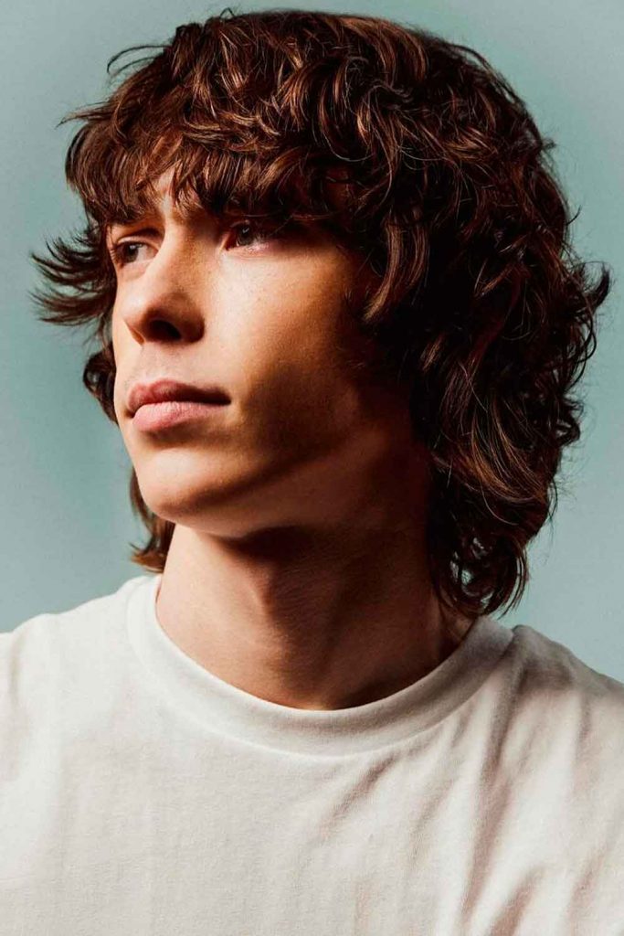 Medium To Long Waves #wavyhairmen #wavyhairstylesformen #haircutsforwavyhair