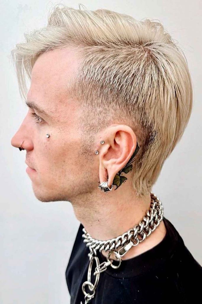 Low-Maintenance With Parting Guy Wolf Cut #wolfcut #wolfcutmen #wolfhaircut